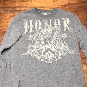 Thick long sleeved shirt